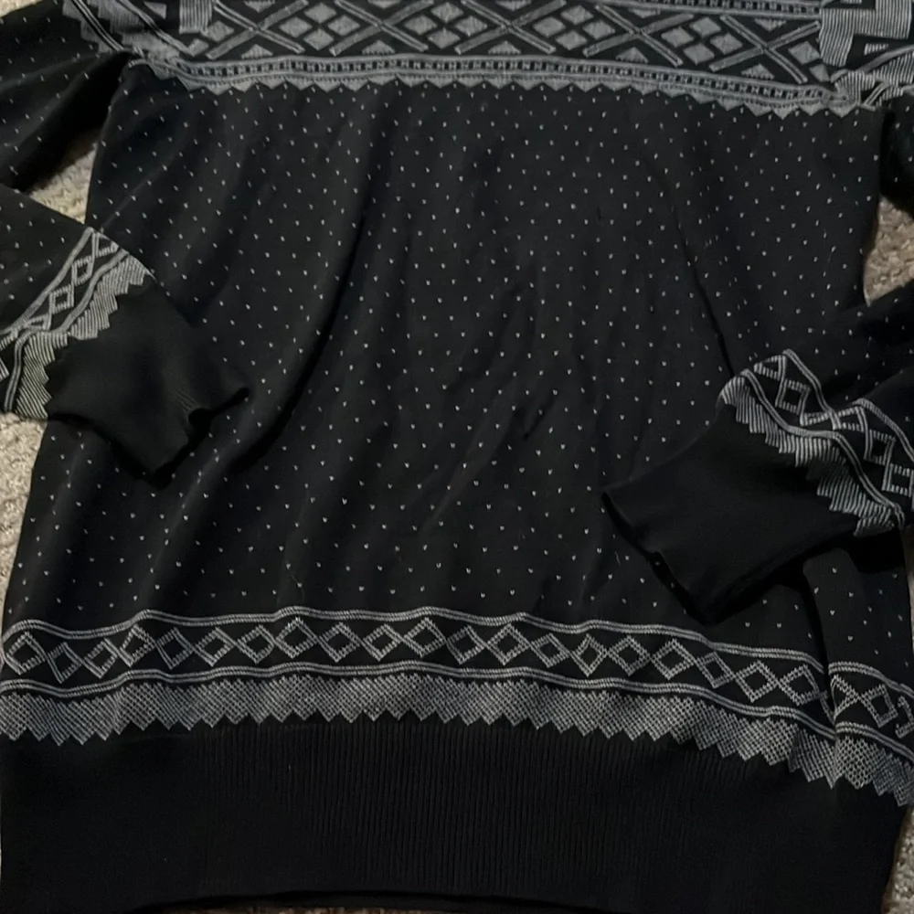 All Saints mens patterned sweater
